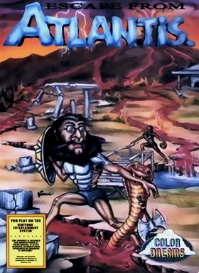 Escape from Atlantis, The (USA) (Proto 1) (Unl) box cover front